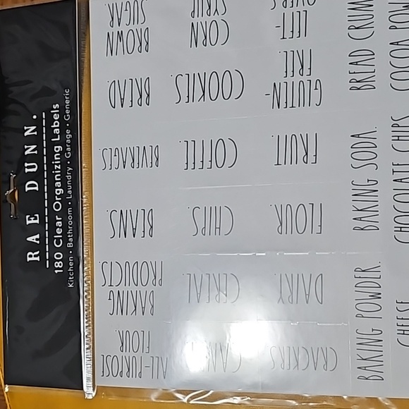 Rae Dunn 180 Stickers Organizing Labels Decals - Picture 3 of 3